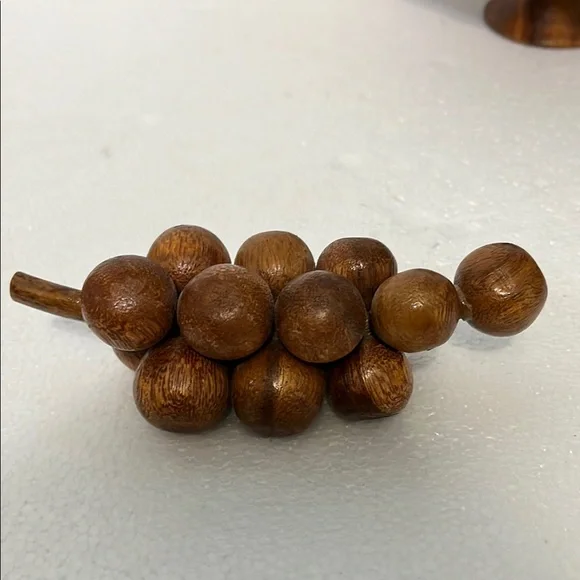 Wooden MCM Fruit Bowl Decor - Picture 12 of 14